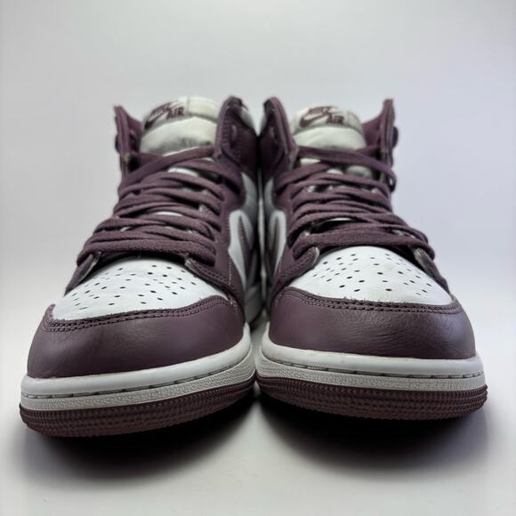 NIKE AIR JORDAN 1 Retro High OG “Mauve” Shoes Mens Size 9 - Picture 2 of 12